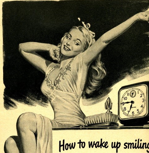 how to wake up smiling